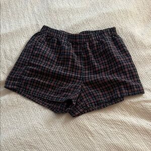 Brandy Melville Black and Red Athletic Shorts